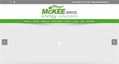 Desktop Screenshot of mckeeenergyservices.com